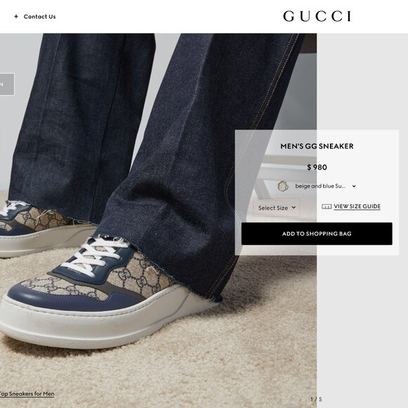 Gucci Men's Sneakers Size 7